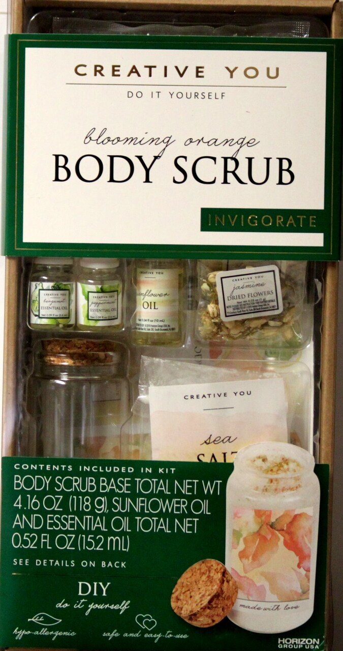 Creative You Do It Yourself Blooming Orange Body Scrub Kit